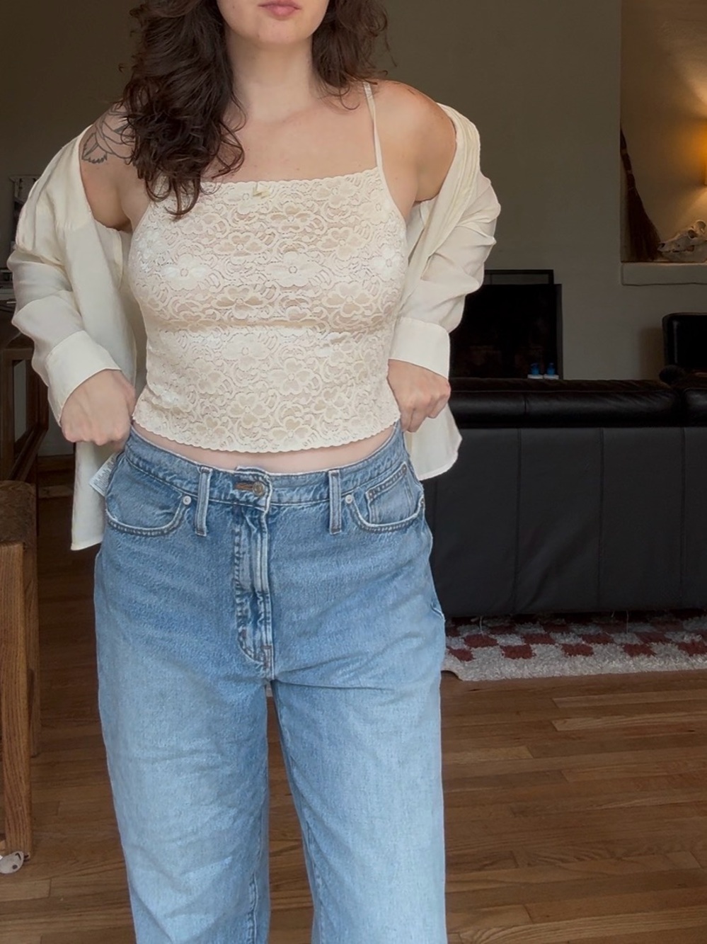 Vintage Lace Cami - Butter Yellow